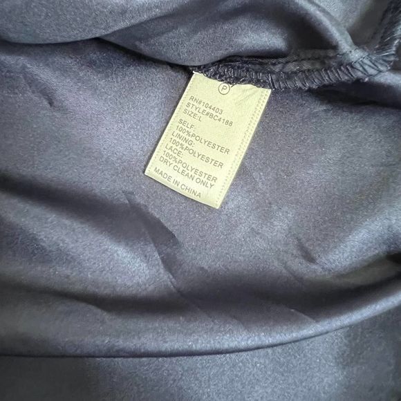 J.O.A. LA Dress Midi Floral White Navy Size L - Picture 10 of 14